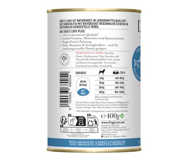 DOG'S LOVE Nassfutter für Hunde Adult, 6 x