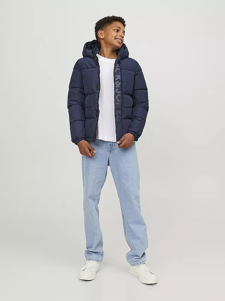 JACK & JONES Jungen Steppjacke JCOSPEED dunkelblau