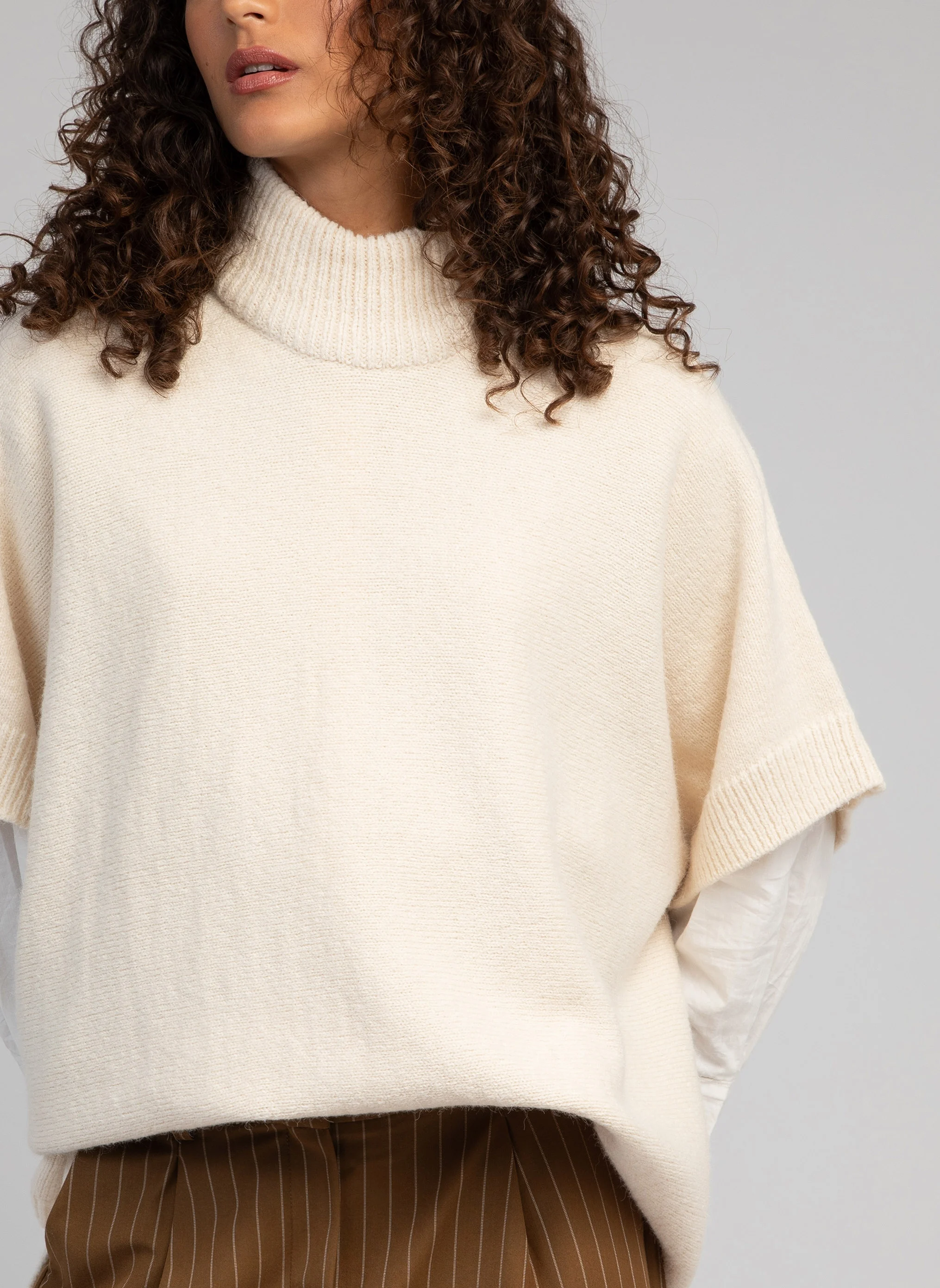 VALKYRIE - Pull col roulé| Marron