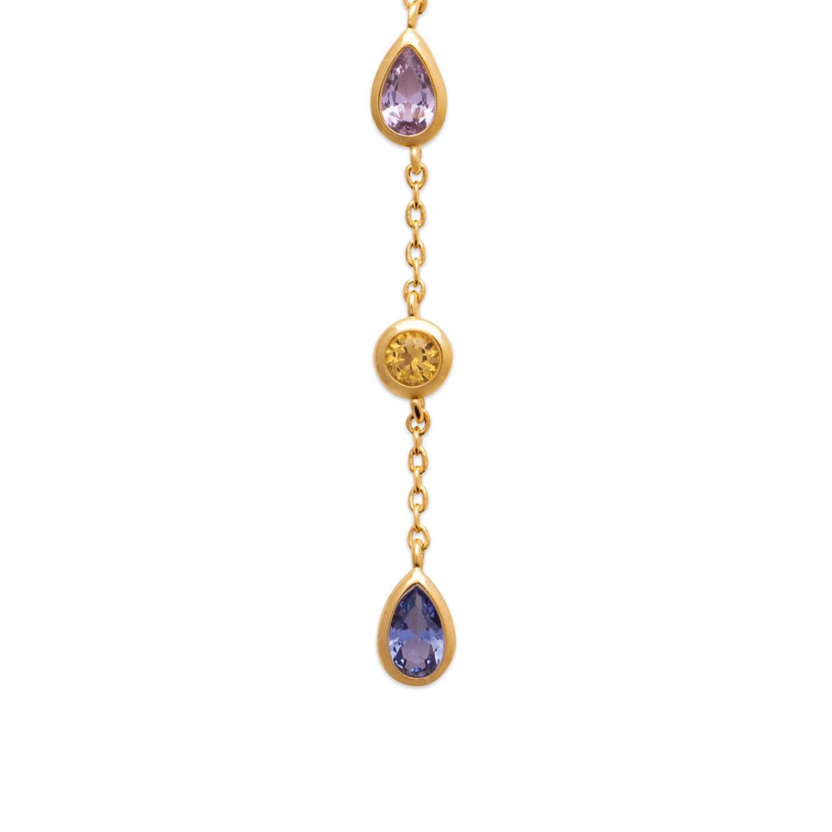 Collier Brillaxis en y multicolore