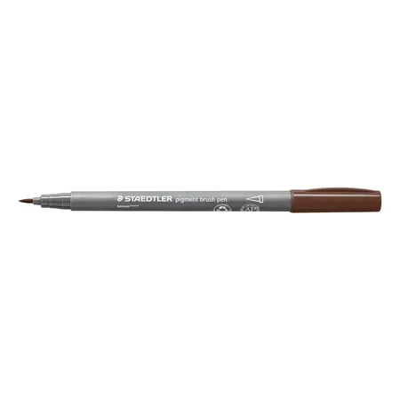 STAEDTLER® pigment brush pen 371 - braun