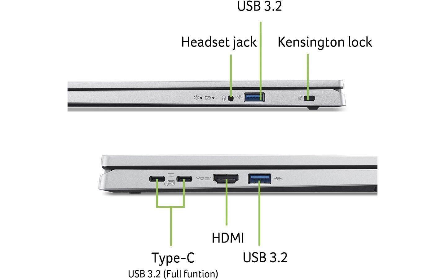 Acer Notebook »Aspire Go 15 (AG15-32P-C6QF)« / 15,6 ″ Intel N-Reihe