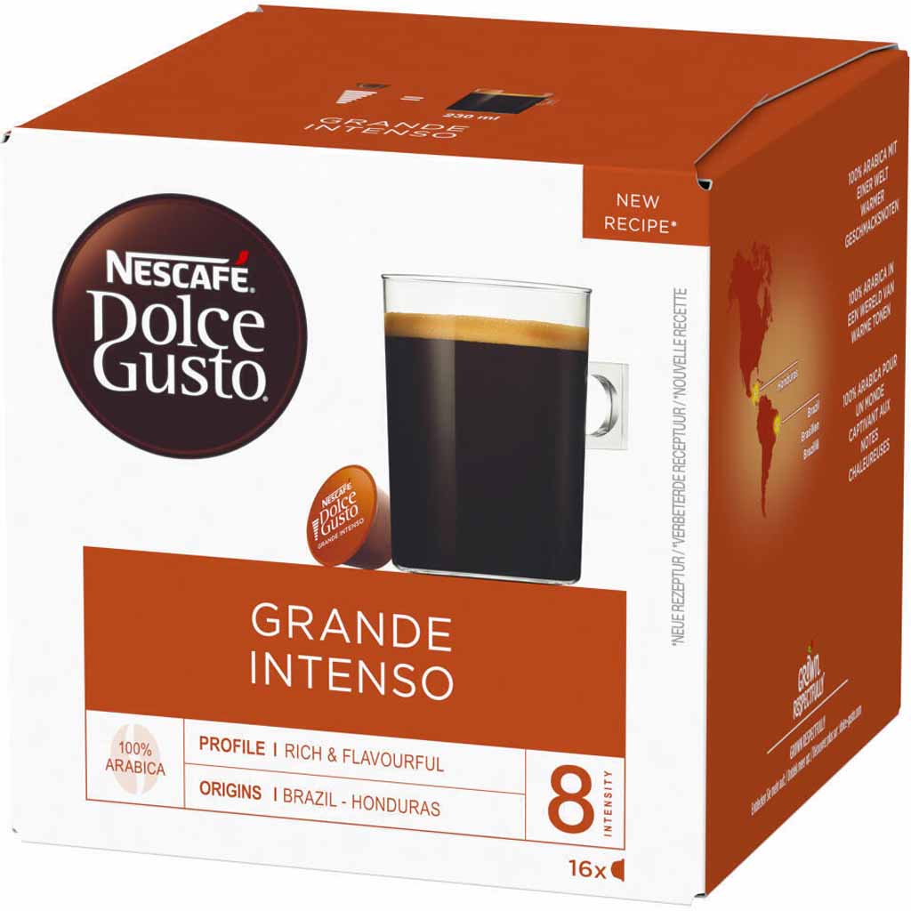 Nescafe Dolce Gusto Kapseln Grande Intenso 16 Tassen 132,8g MHD:30.9.25