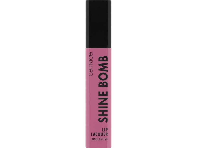 Catrice Lip Gloss Shine Bomb 060 Pinky Promise Flüssiger Lippenstift mit glänzender Farbe und langer Haltbarkeit in Nude