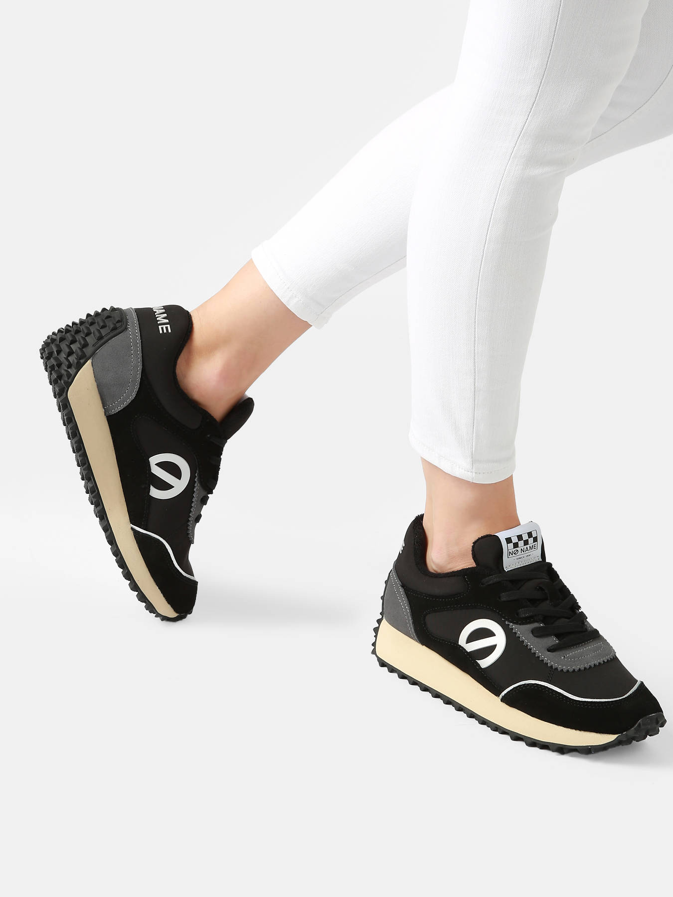 Sneakers Punky Jogger en cuir NO NAME