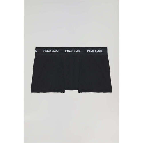 Polo Club - PACK - 3 BOXER UNDERPANTS PC BLACK Negro