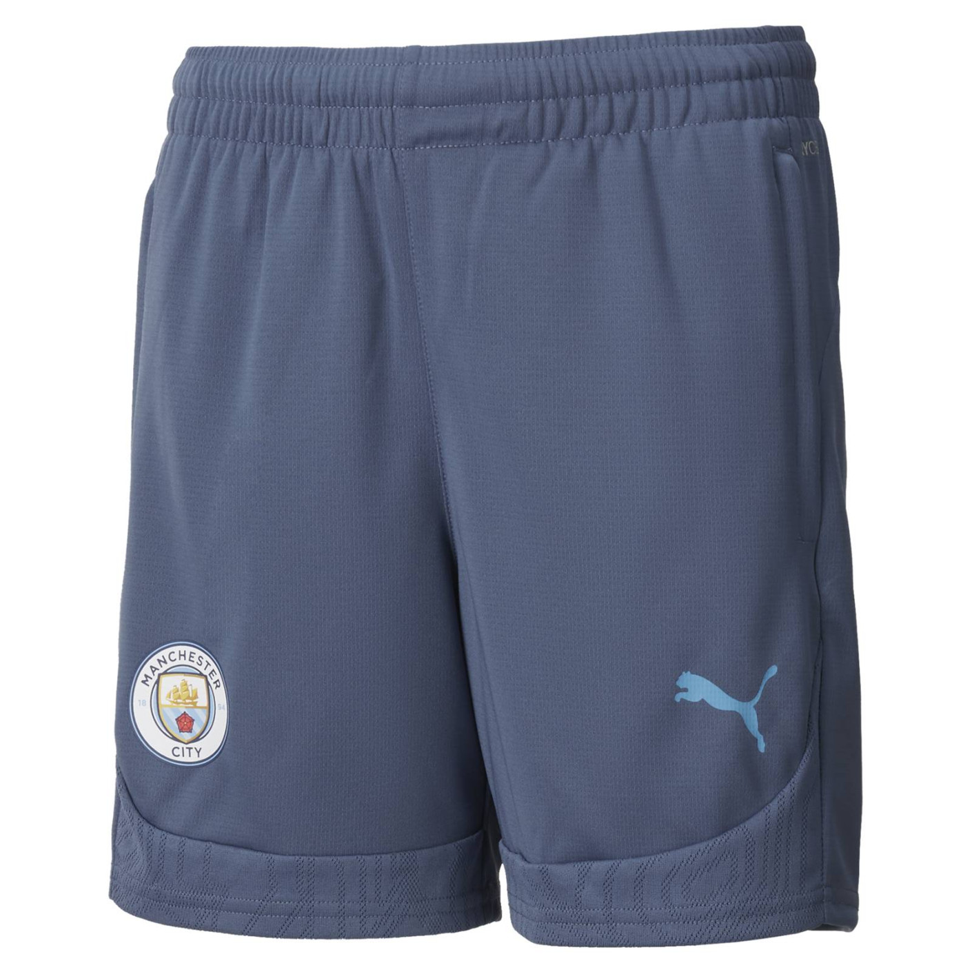 PUMA Manchester City Trainingsbroekje 2024-2025 Donkerblauw Lichtblauw