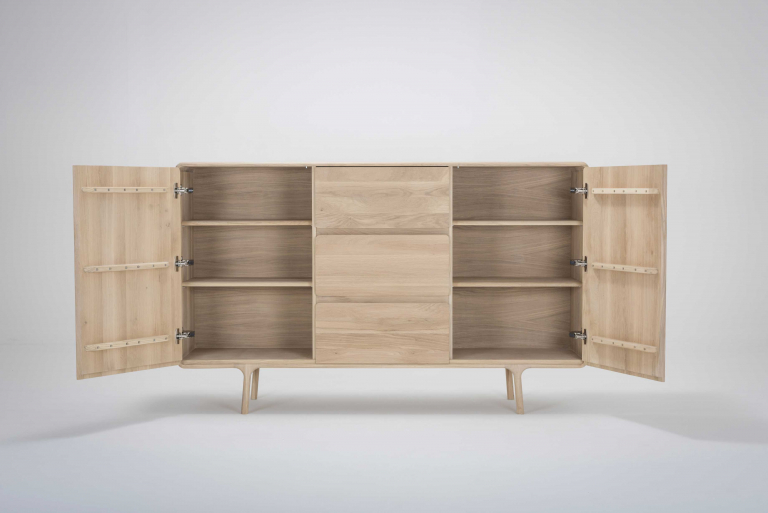 Gazzda Fawn Dressoir tv-meubel 180x45x110 whitewash