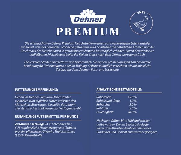 Dehner Premium Hundesnack Fleischstreifen,