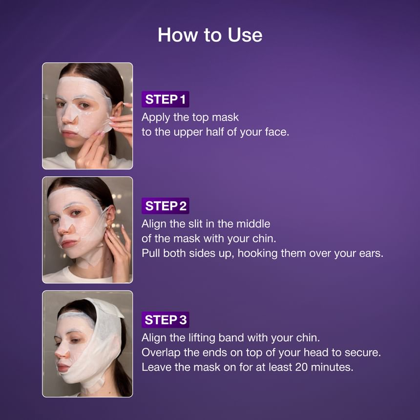 numbuzin - Nr. 9 NAD Bio Lifting-sil Full Face Mask Set