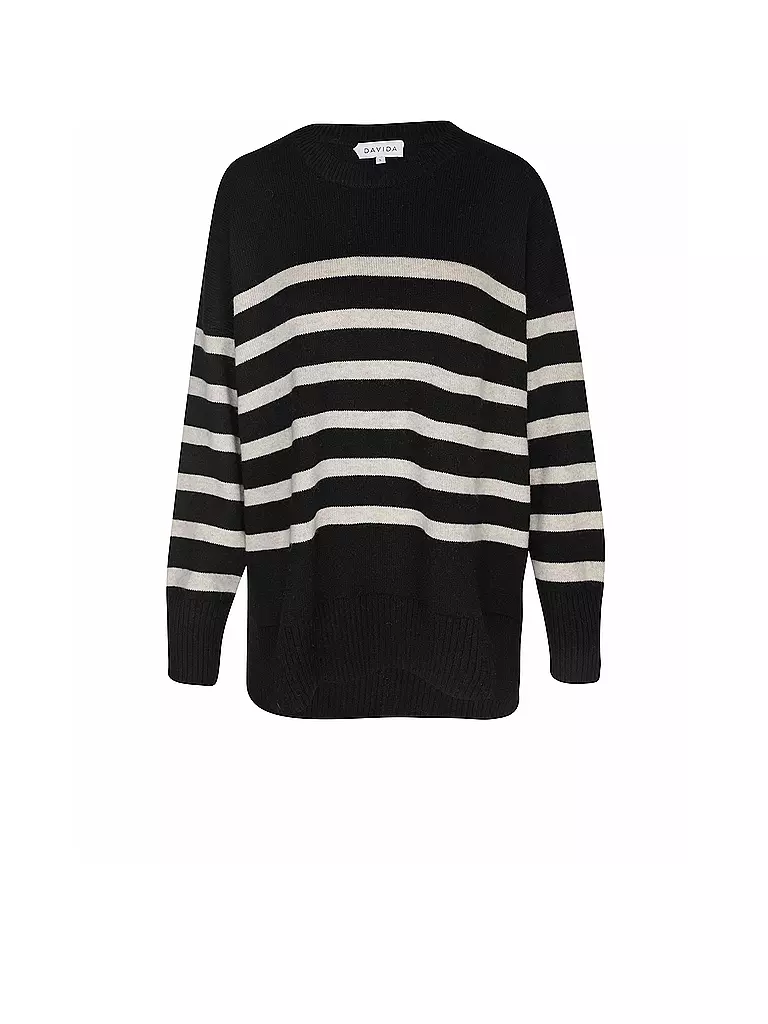 DAVIDA Kaschmirpullover  schwarz