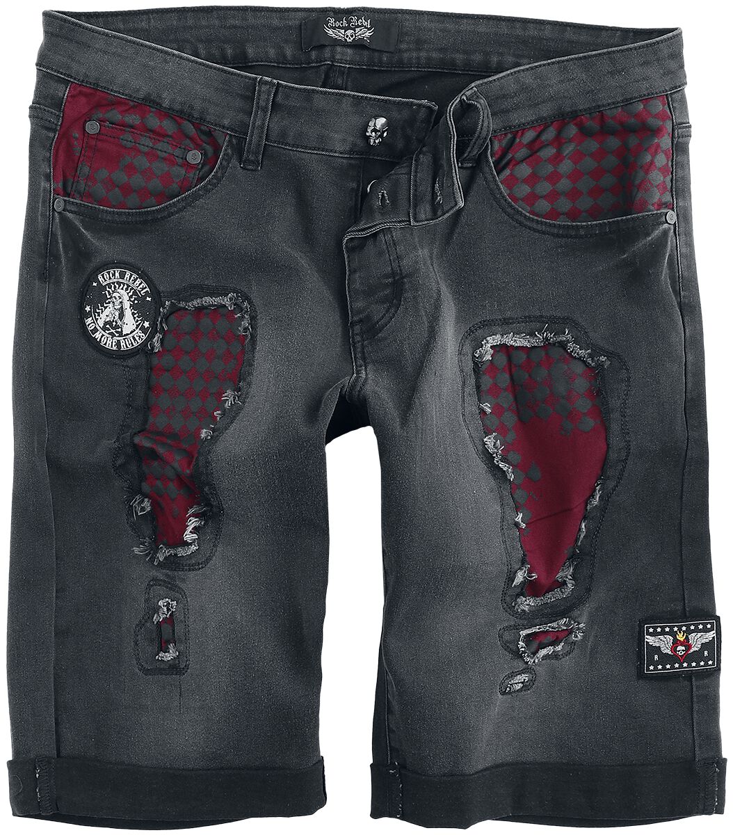 Short Délavé | Rock Rebel by EMP Short