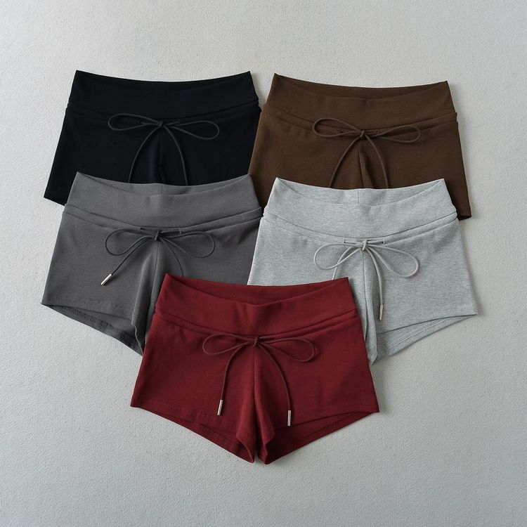 JOWI - Effen hotpants met trekkoordtaille
