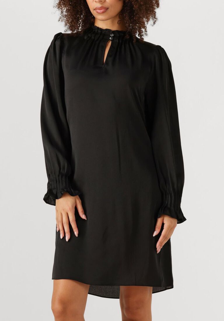zwarte bruuns bazaar mini jurk bbtarese dress