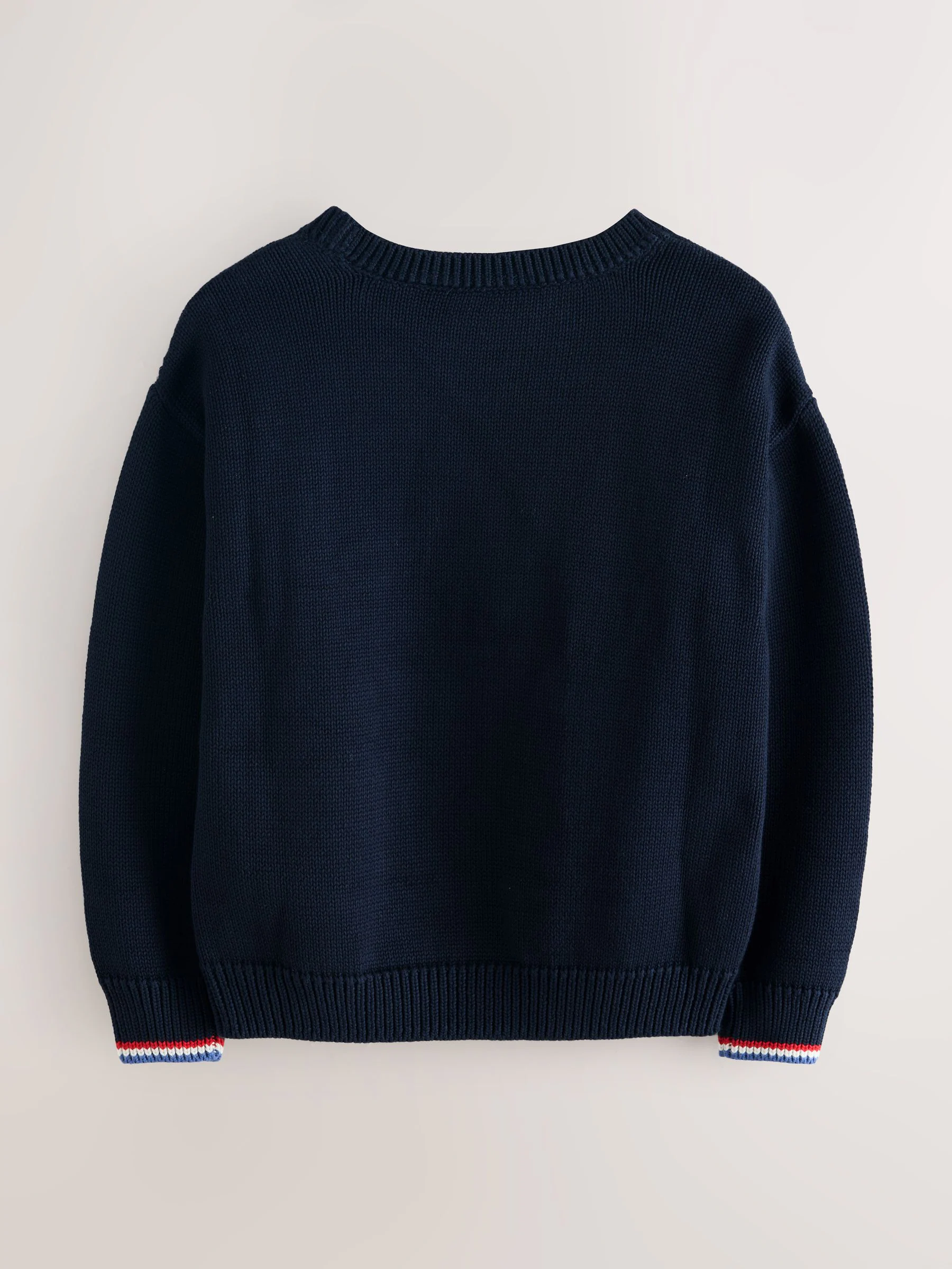 Marineblauw - Superdry gebreide trui