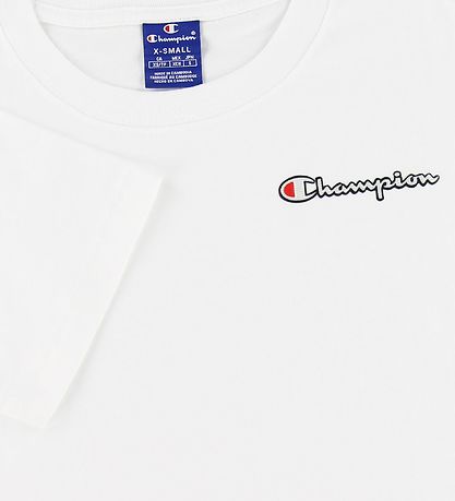 Champion Fashion T-Shirt - Weiß m. Logo