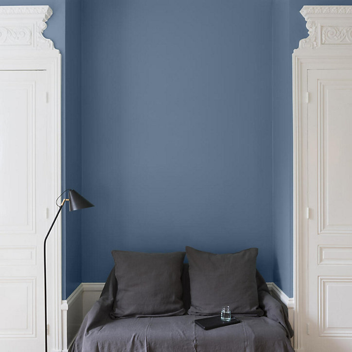 Peinture multisupport murs, plafonds et boiseries Velours de peinture bleu de nîmes Libéron 2,5L