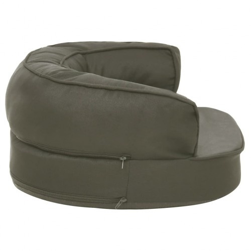 Colchão ergonômico cinza para cães Vidaxl
