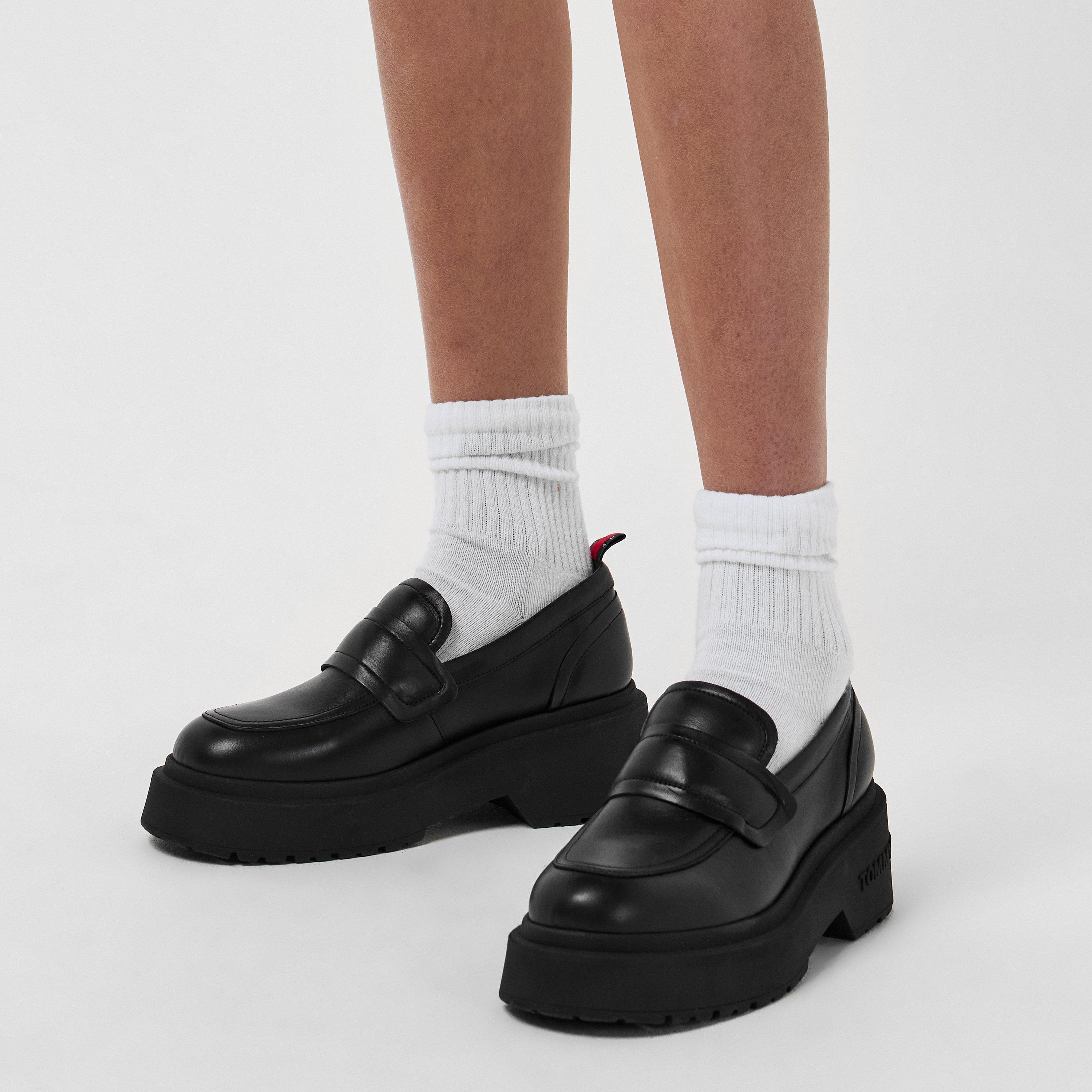 Tommy Jeans Chunky Leather Loafers