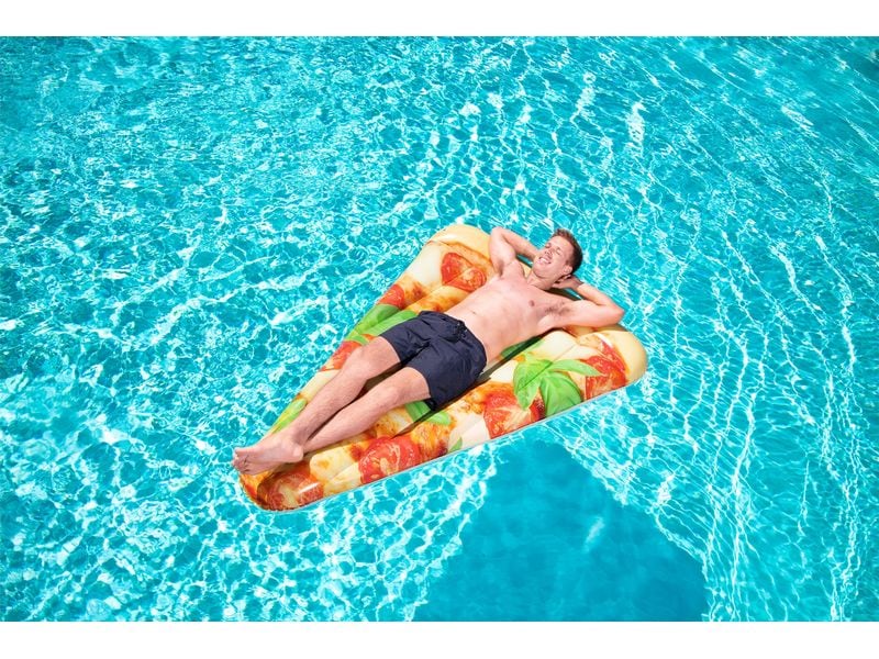 Bestway Pizza Party Lounge 188 x 130 cm Luftmatratze für Pool und Strand