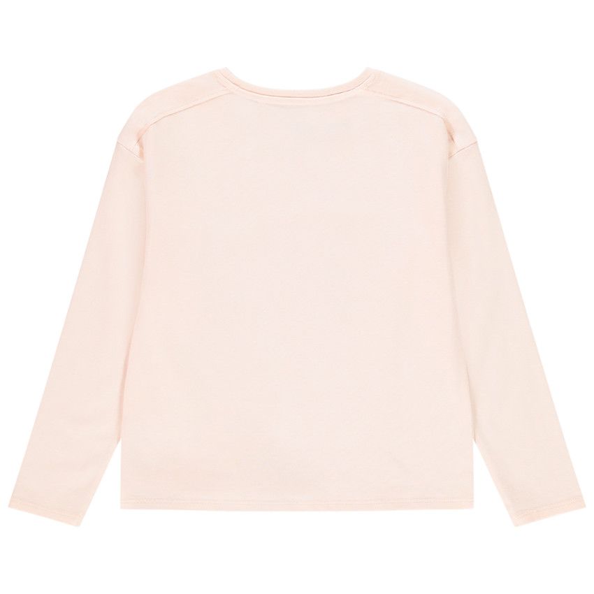 T-shirt manches longues print poires pour enfant fille - Ecru