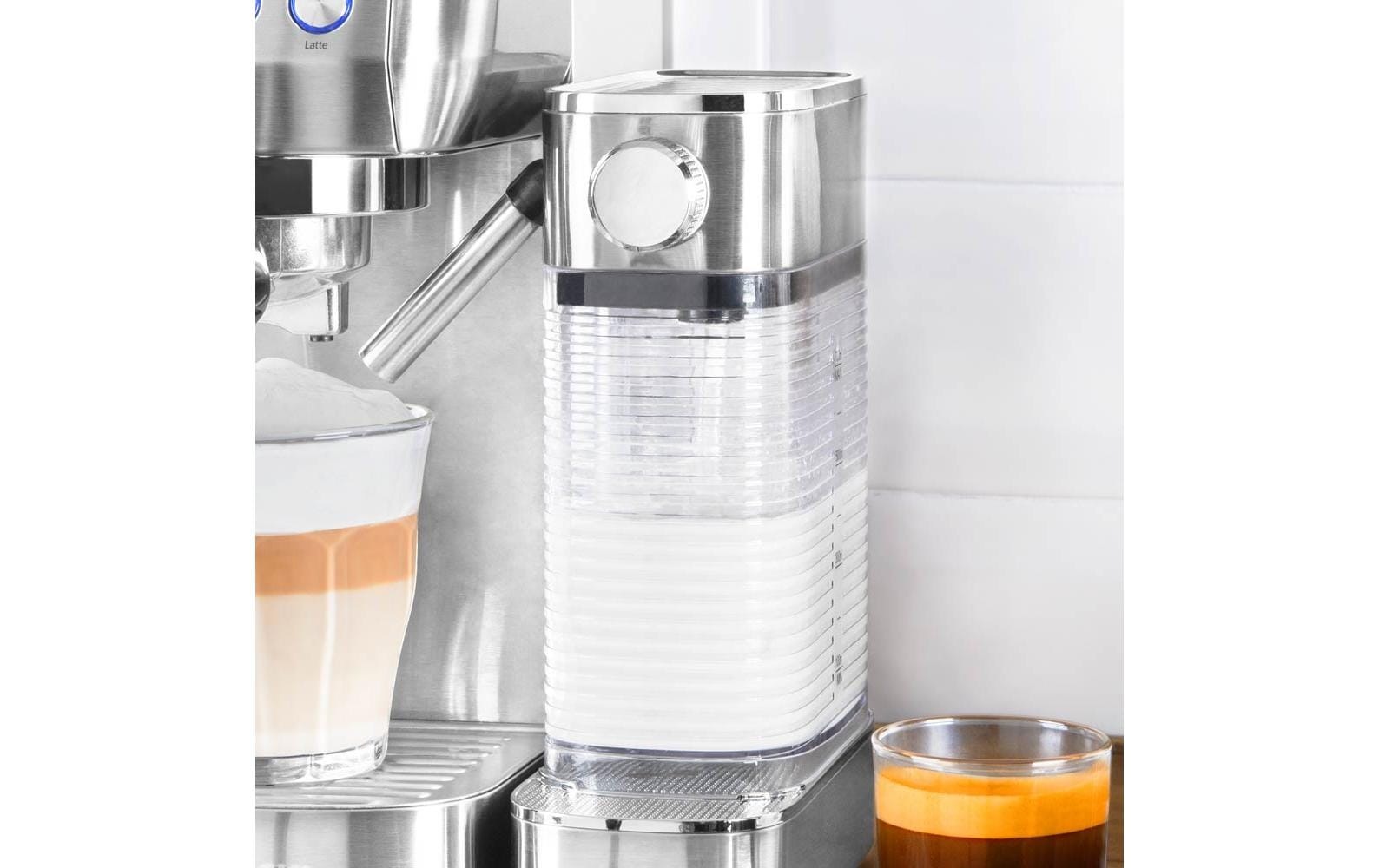 Gastroback Espressomaschine »42722 DESIGN ESPRESSO PICCOLO PRO M« mit integriertem, automatischem Milchaufschäumer