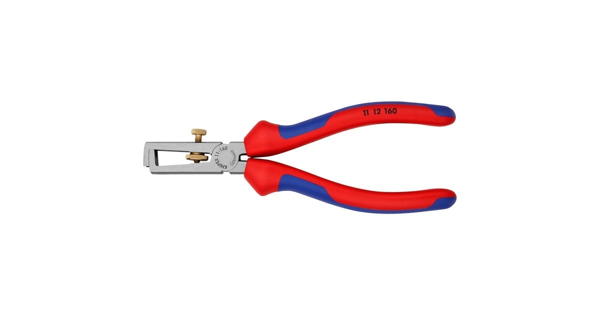 KNIPEXAfstriptang gepolijst/comfort 160 mm  (Rood/blauw)