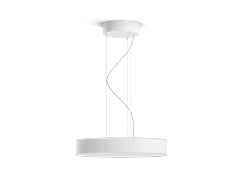 Philips Hue White ambiance Enrave - Vedhængslampe - LED - 33.5 W - klasse F - varmt til køligt hvidt lys - 2200-6500 K - sort
