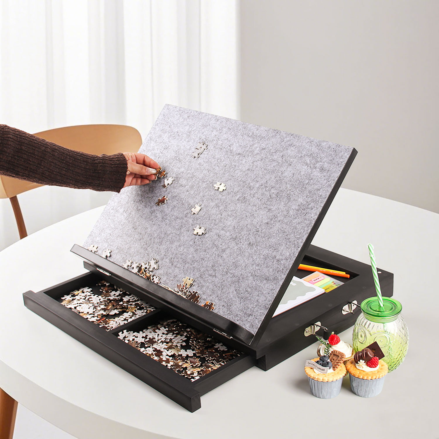 Puzzle-Tisch verstellbar, bis 500 Teile