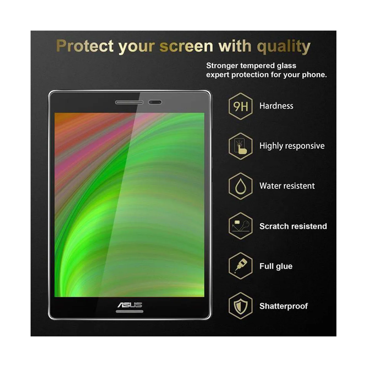 Asus ZenPad S (8.0 tomme) Skjermbeskytter Skärmskydd
