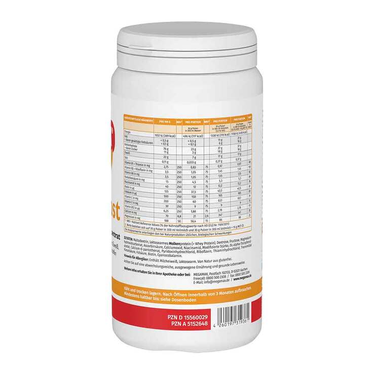 Megamax Aufbaukost neutral Pulver, 500 g