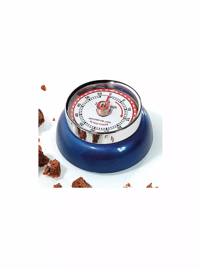 ZASSENHAUS Küchentimer SPEED 7cm Metallic-Blue blau