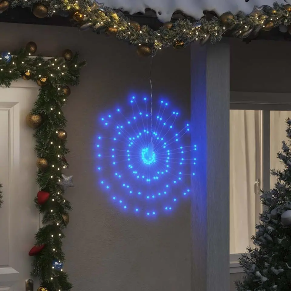 vidaXL - Kerstverlichting - Blauw