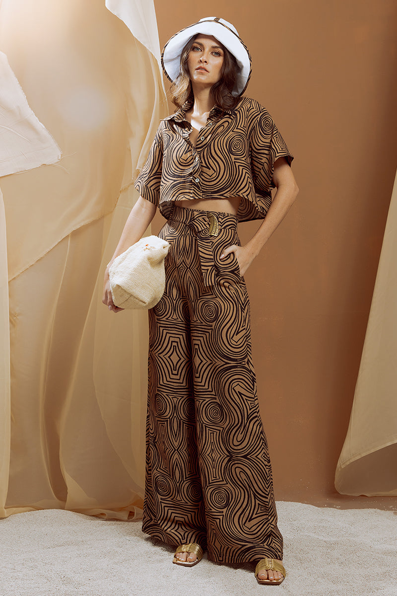 Pantalon palazzo