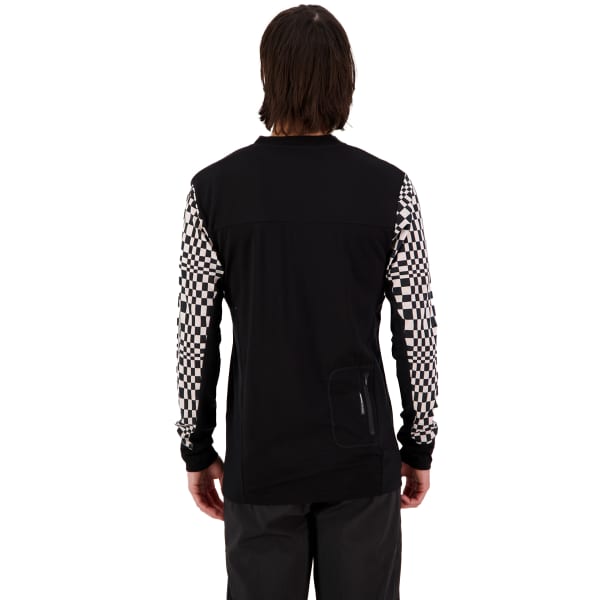 T-shirt thermique MONS ROYALE MONS ROYALE M REDWOOD ENDURO VLS CHECKERS / BLACK