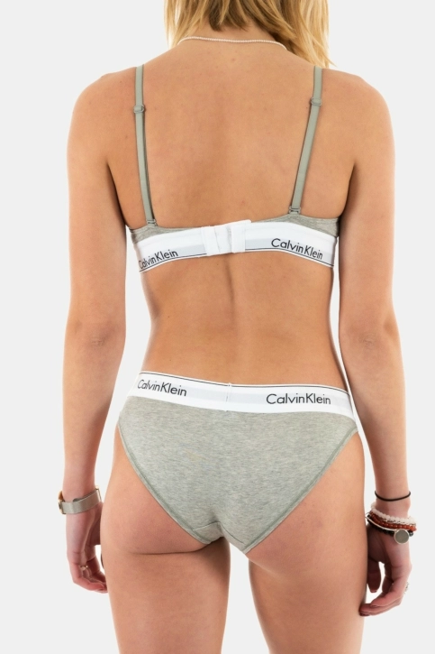 Culottes et strings calvin klein jeans bikini 20 grey heather