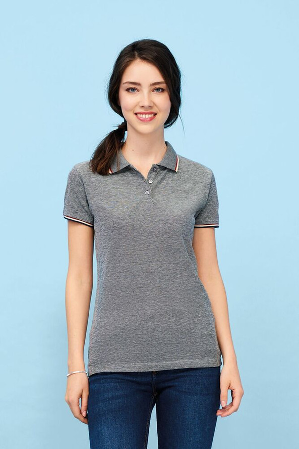 SOL'S 02082 - Paname Women Polo Chiné Femme