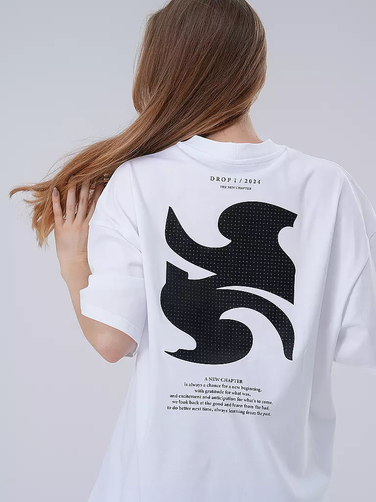 KARO KAUER T-Shirt weiss