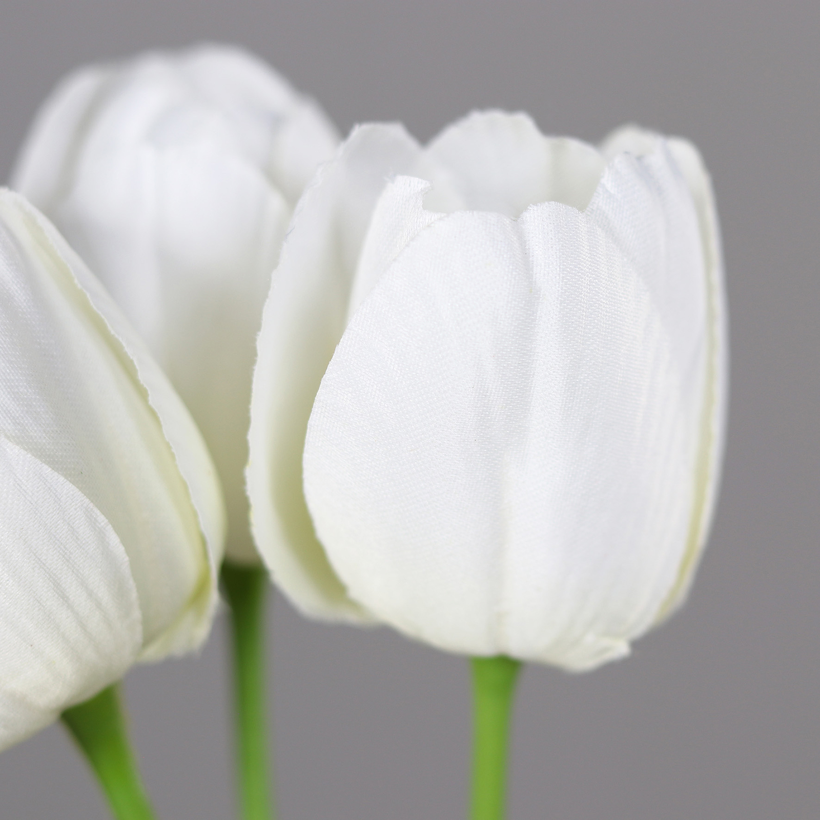 Tulpenbund - creme - Kunstpflanze - 3 Stück