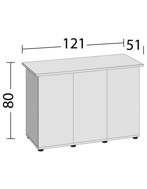 Juwel Kast Rio 350 Sbx 121x51x80 cm - Aquariummeubel