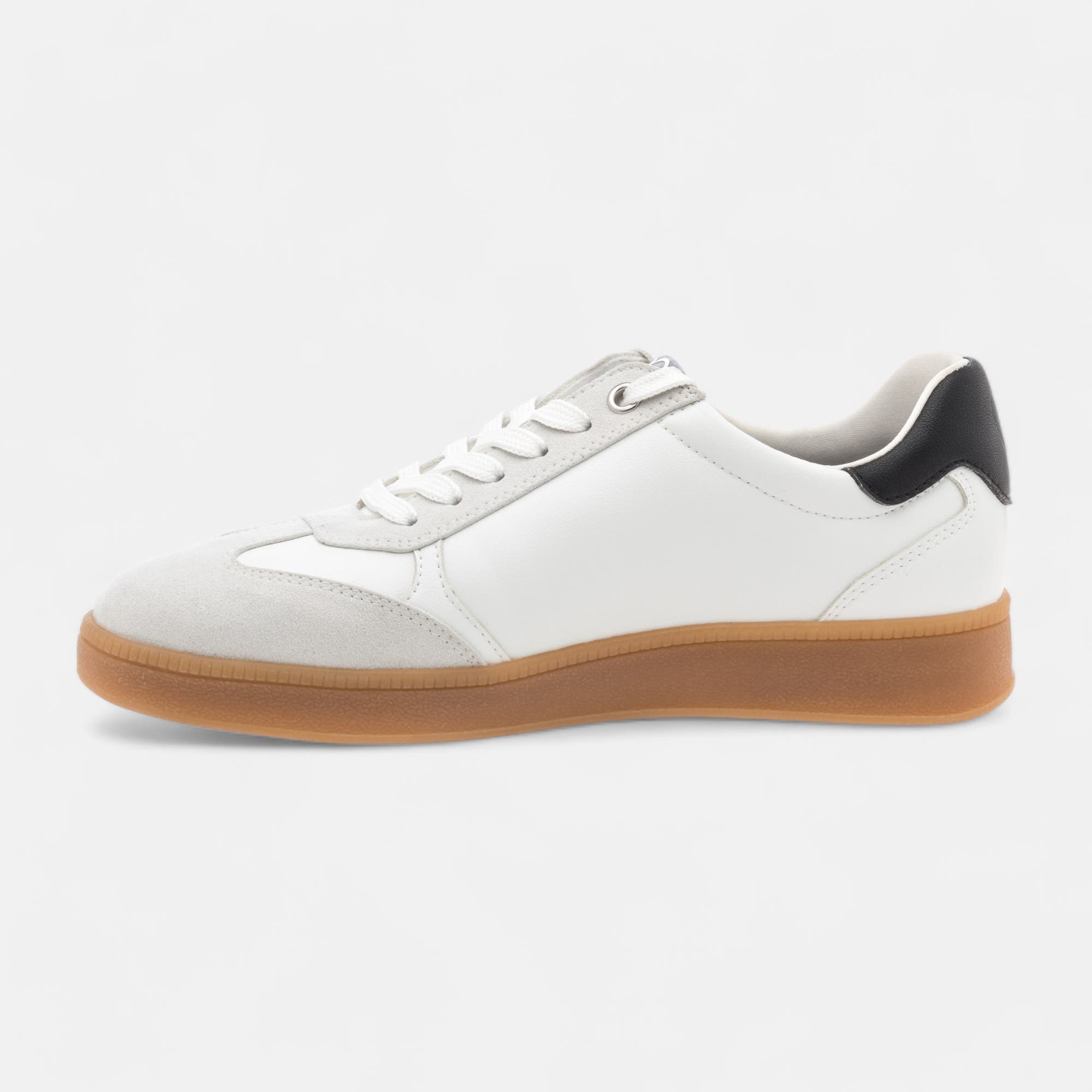 Baskets basses Femme blanc noir