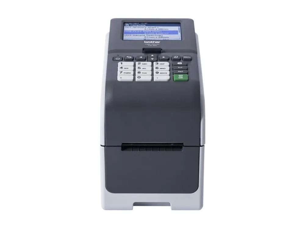 Brother TD-2320DSA300 - Mærkat/kvitteringsprinter - S/H - direkte termisk - Rulle (6,3 cm) - 300 dpi - op til 152.4 mm/sek. - USB 2.0, USB vært, LAN