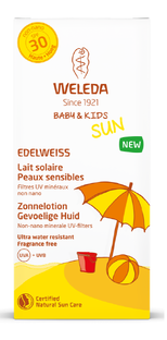 Weleda Sun Edelweiss Zonnelotion Gevoelige Huid SPF30 150ML