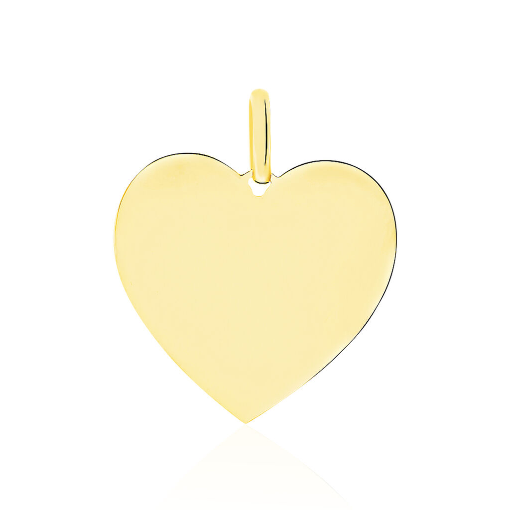 Pendentif Sirona Coeur Gravable Or Jaune