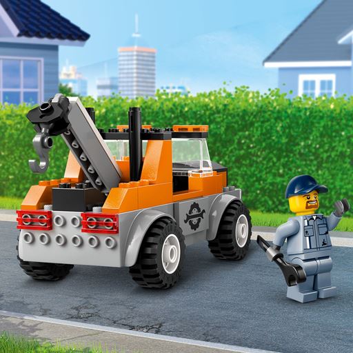 LEGO City Kranvogn Og Sportsvognsreparation - 60435