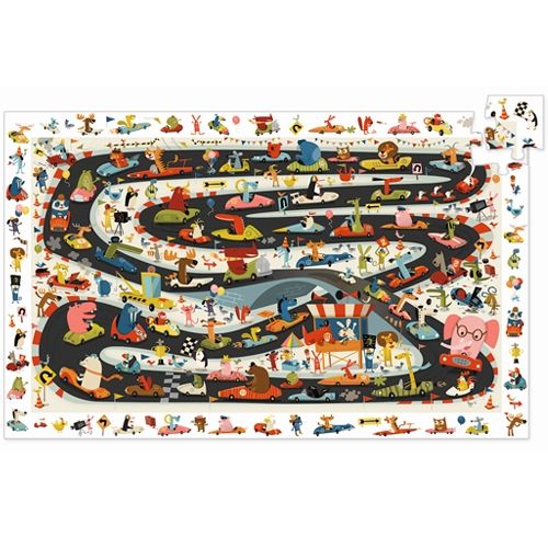 Djeco puzzel observation racebaan - 54st