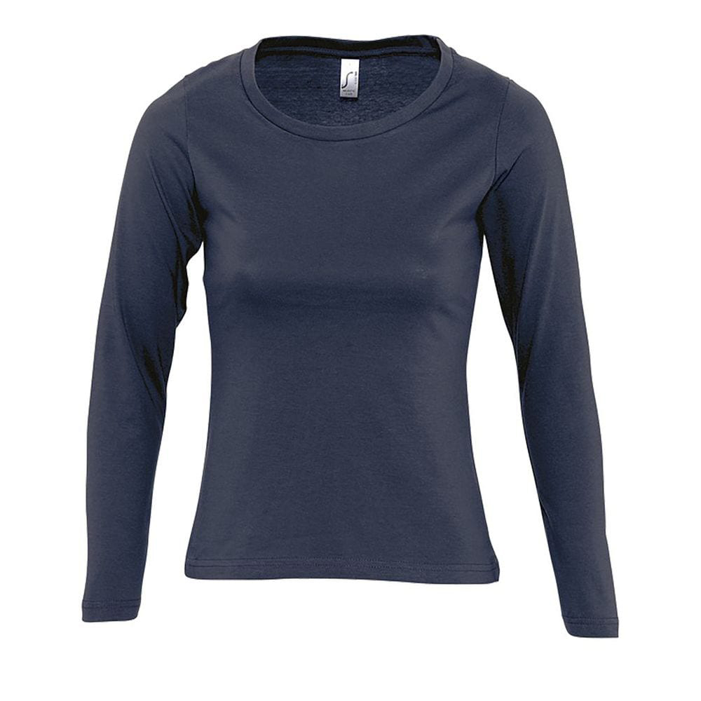 SOL'S 11425 - MAJESTIC Tee Shirt Femme Col Rond Manches Longues
