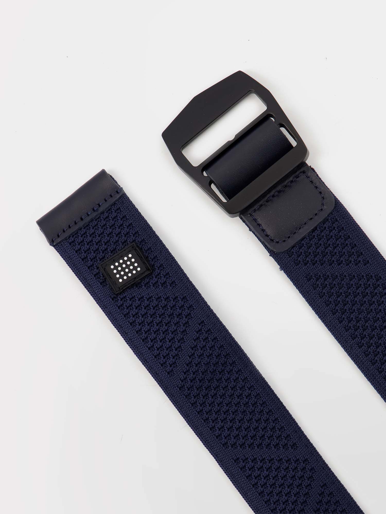 Ceinture Homme Boucle Coulissante Marine