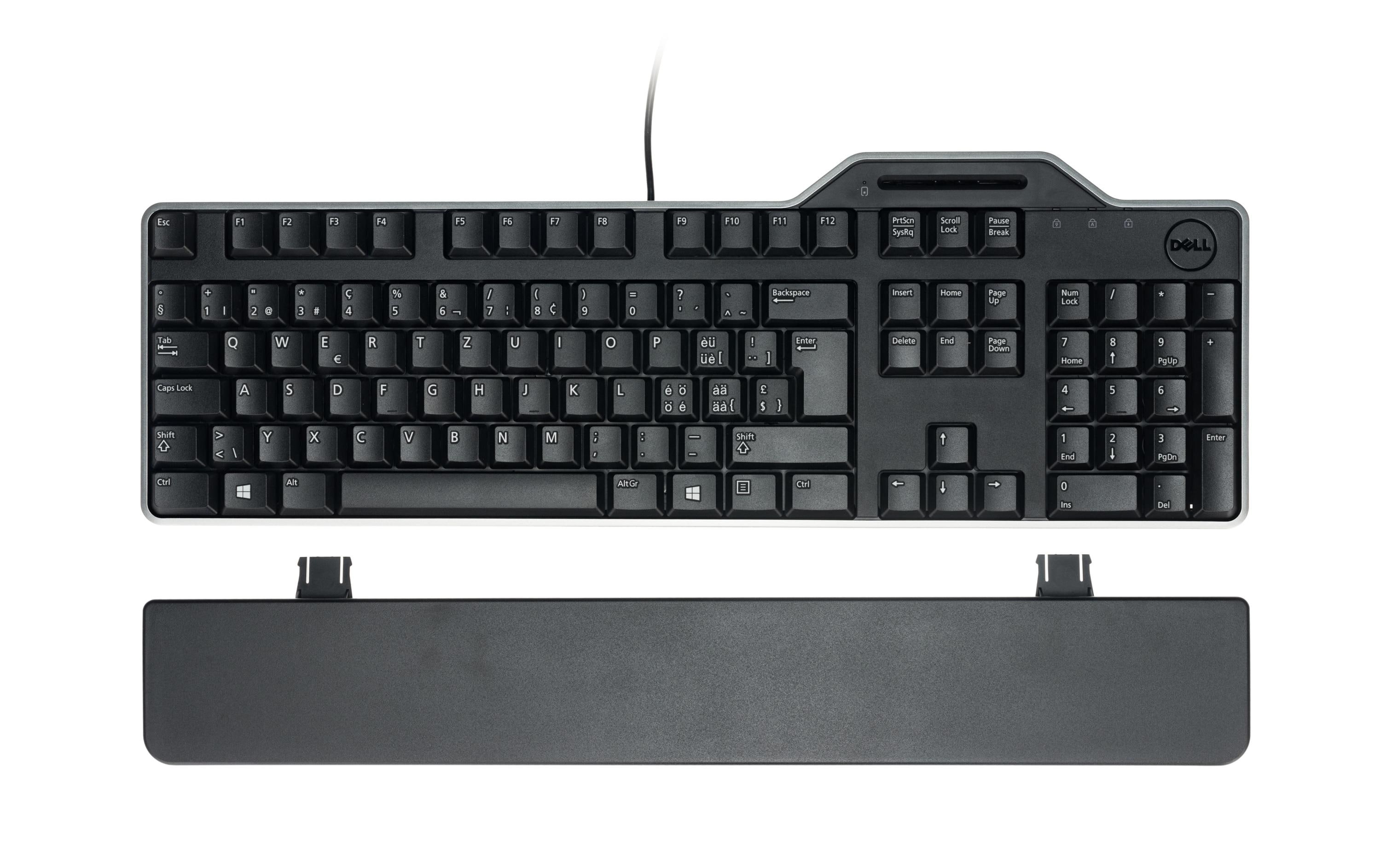Tastatur KB813 CH-LayoutUSB-Tastatur mit integriertem Smart-Card-Lesegerät
