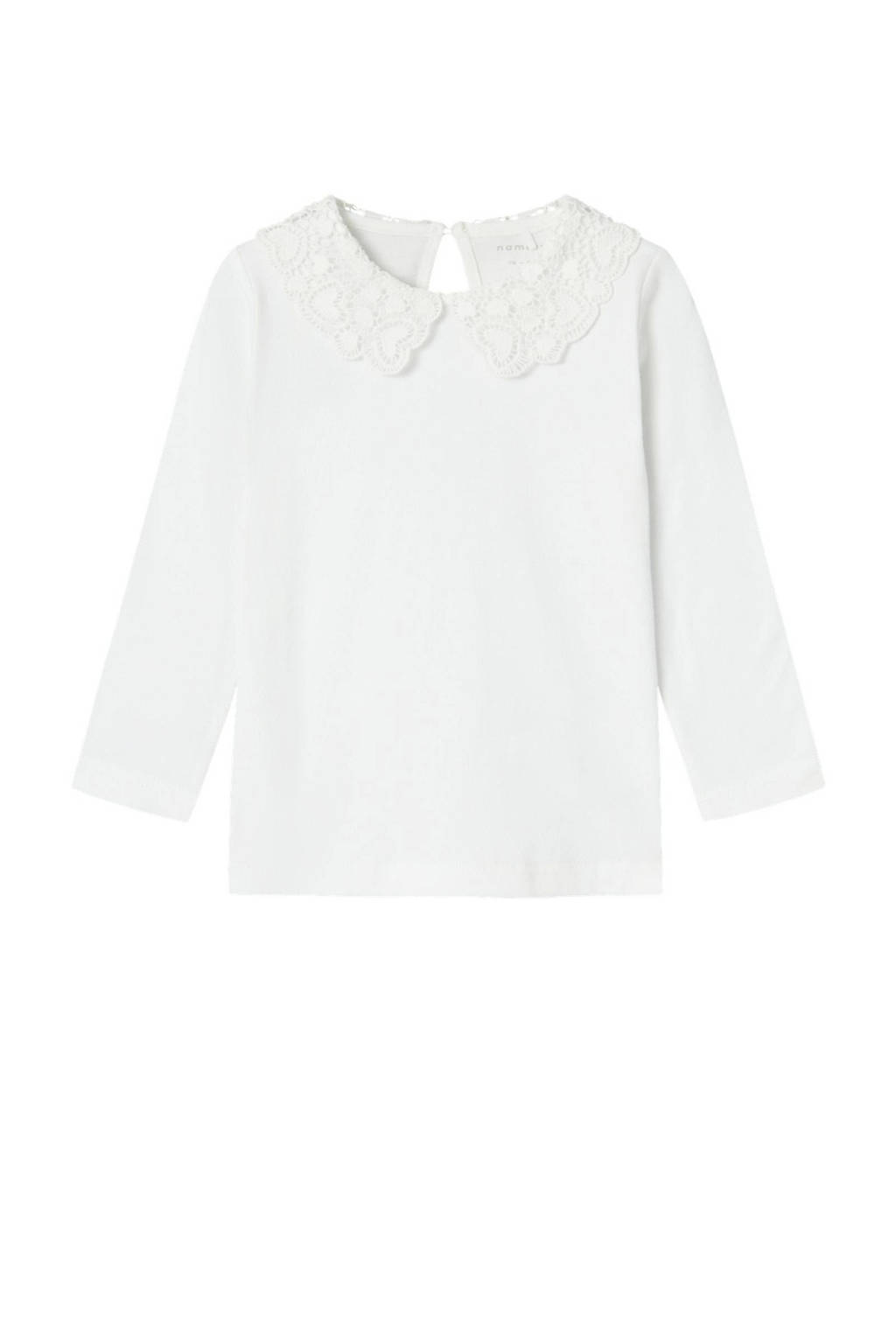 NAME IT longsleeve NMFROSELINA wit